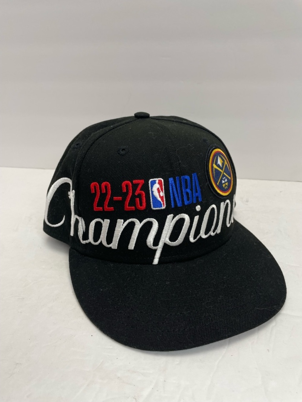 NEW ERA Denver Nuggets 22-23 Championship Snapback Hat NBA Black Playoffs